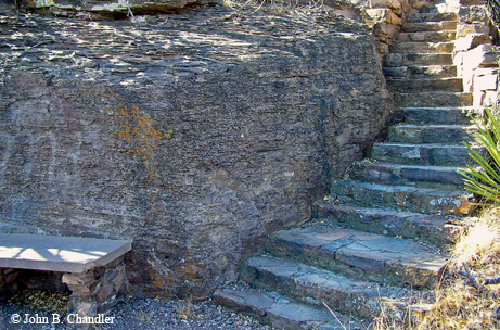 Davis Mountains stairs